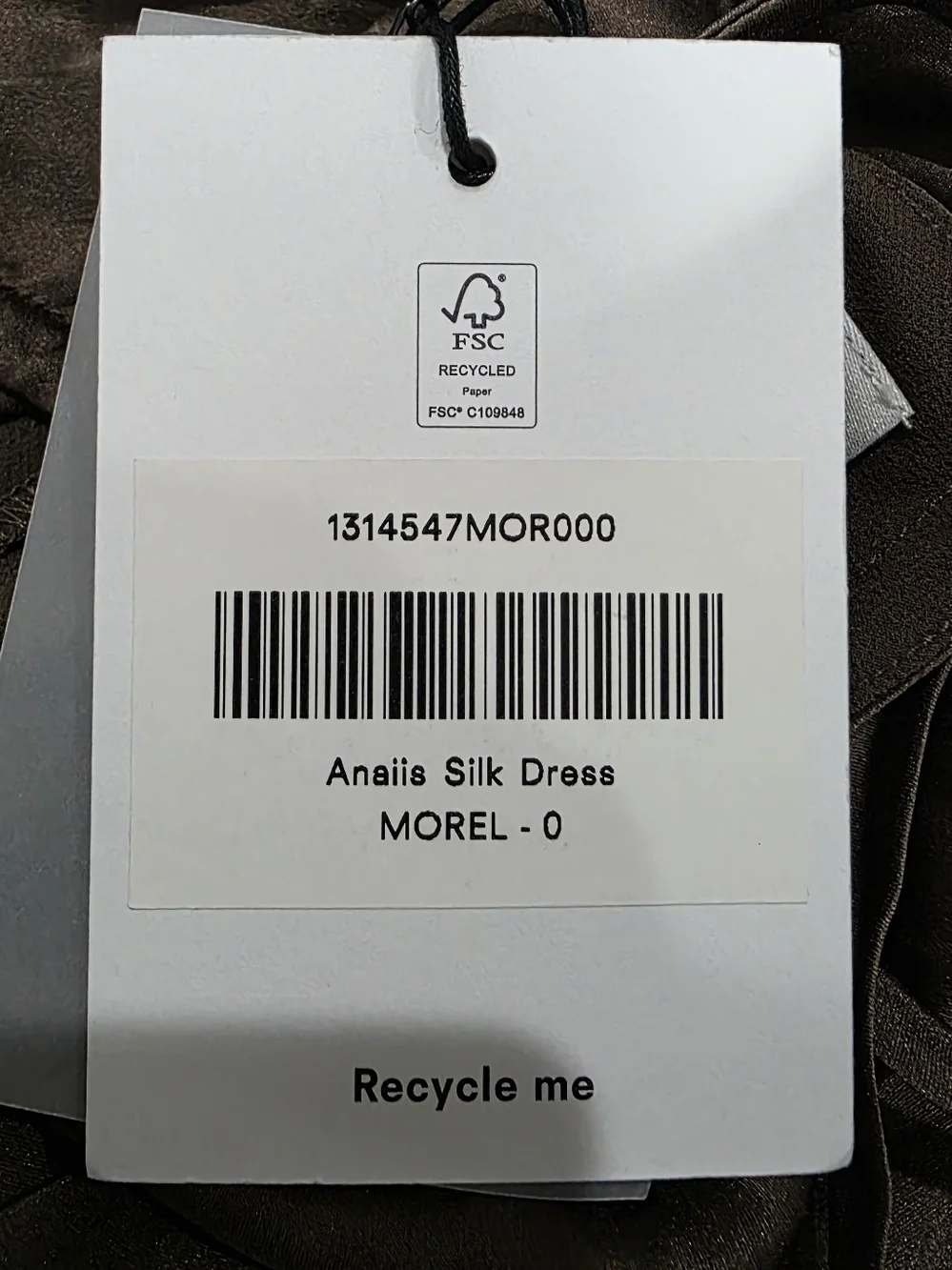 NWT Reformation Anaiis Silk Dress - Picture 4 of 8